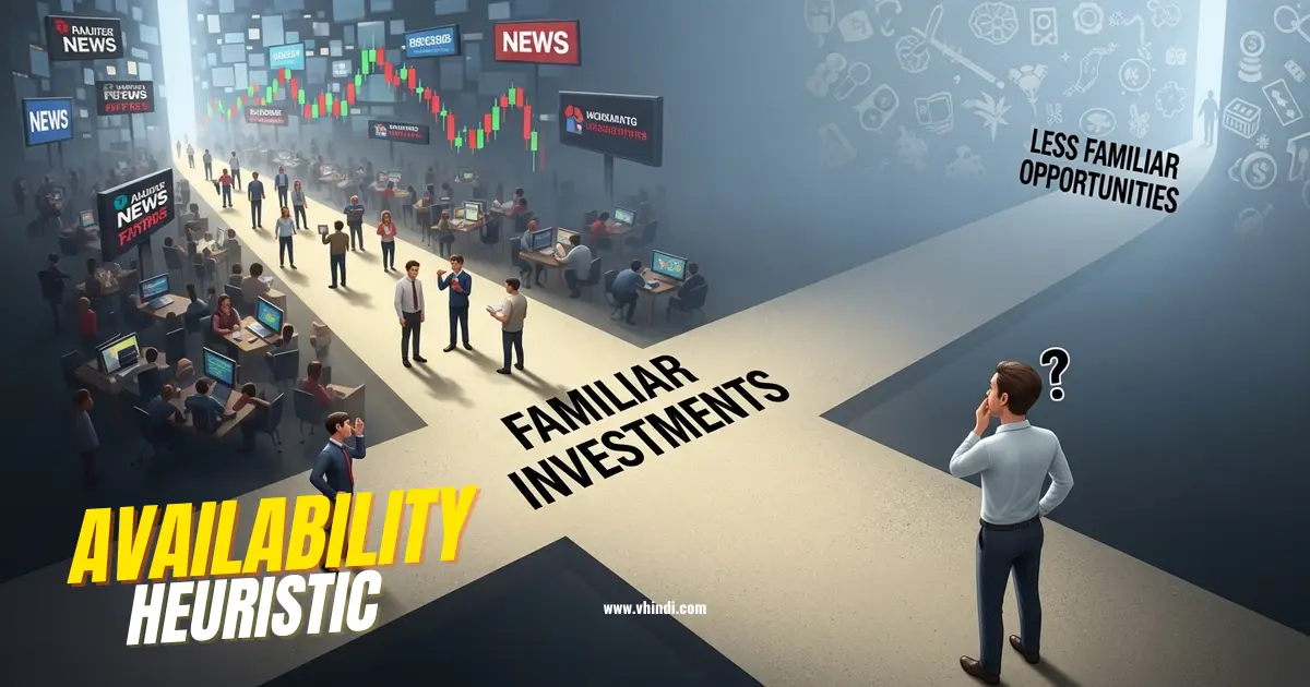 Availability Heuristic, Availability Heuristic kya hai, Portfolio Diversification, Emotional Investing, Investment Mistakes,